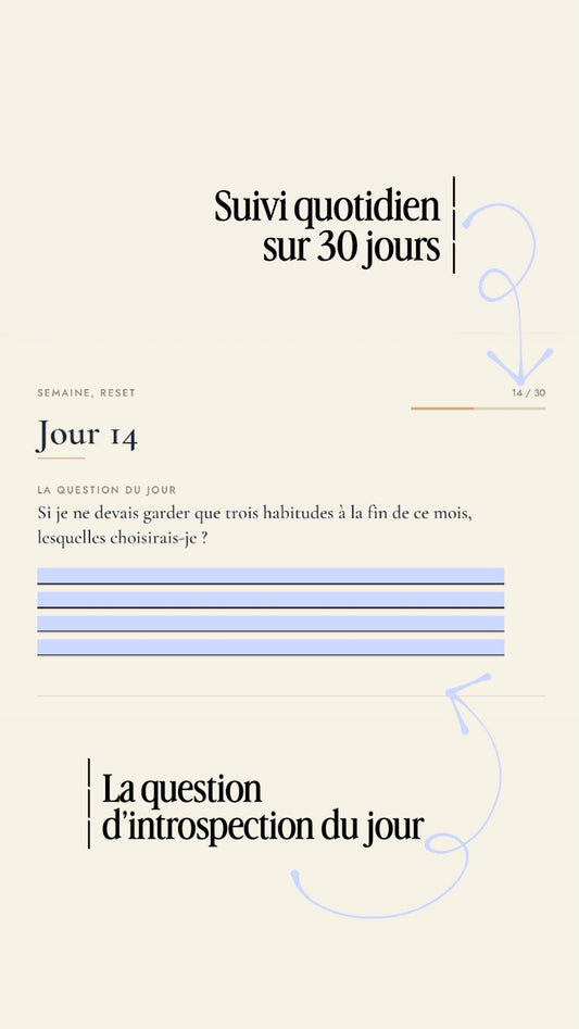 Le Reset d'Hiver : Programme de journaling guidé 30 jours (PDF interactif) | Firdaws Ambition