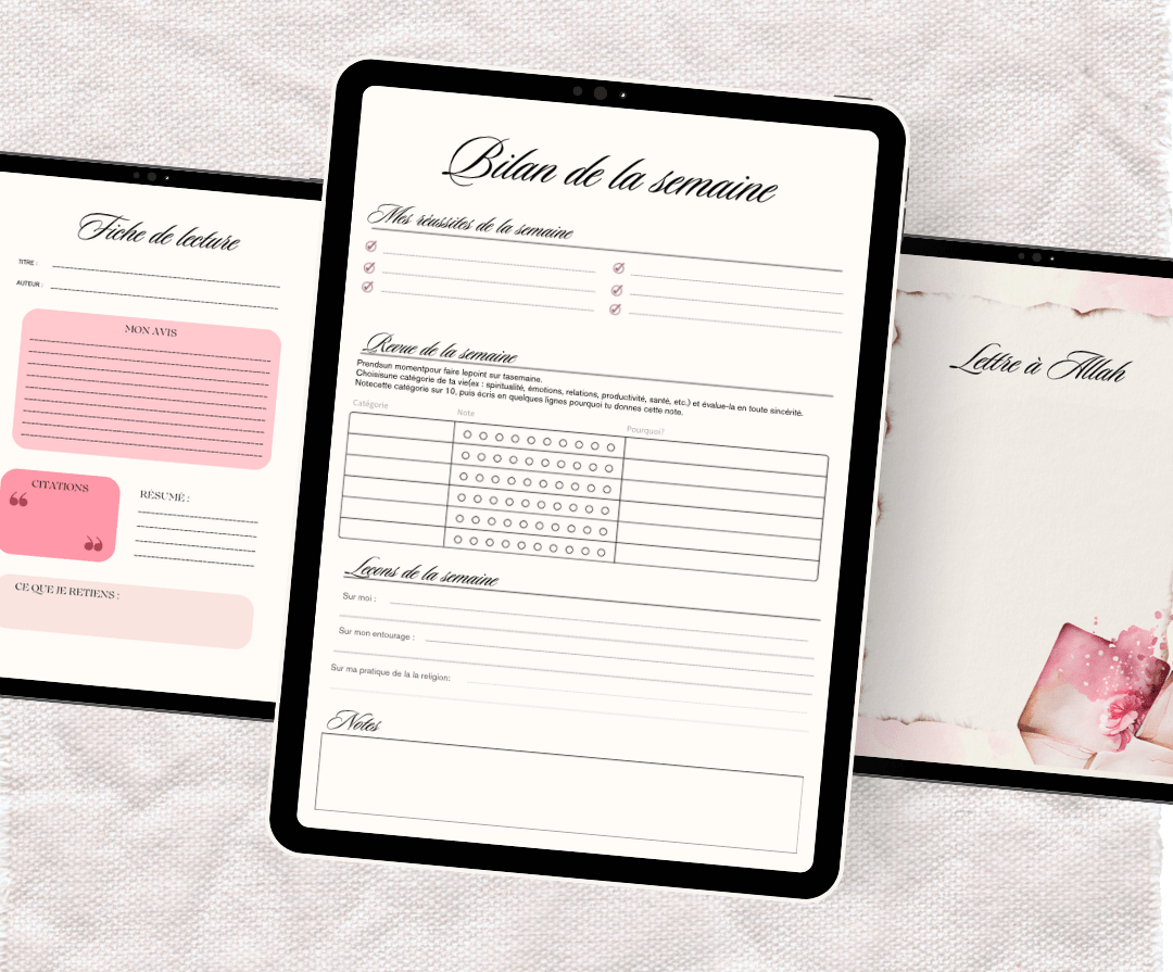 Éclats de Sakîna - Journal d’introspection girly - Firdaws Ambition