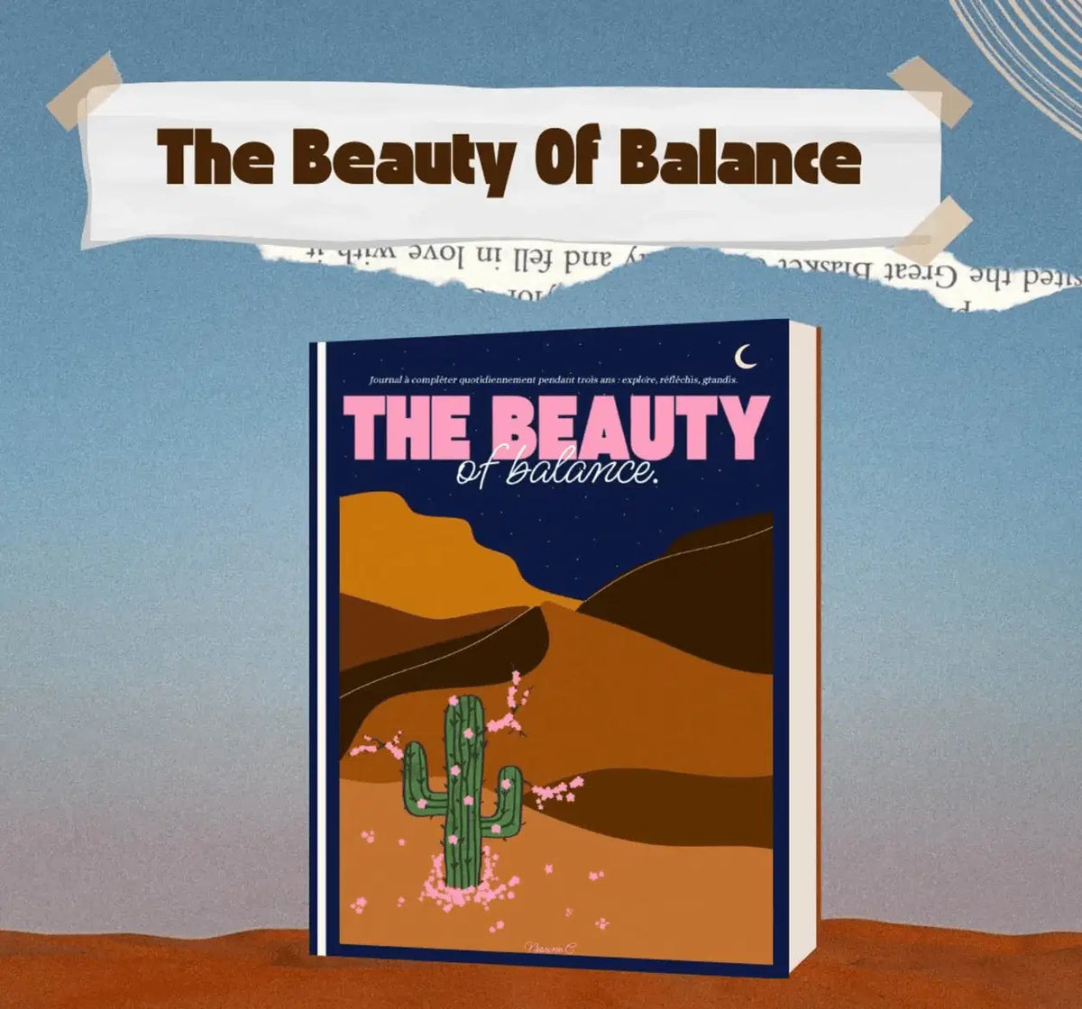 The Beauty of Balance - Journal d’introspection sur 3 ans - Réflexion quotidienne - Firdaws Ambition