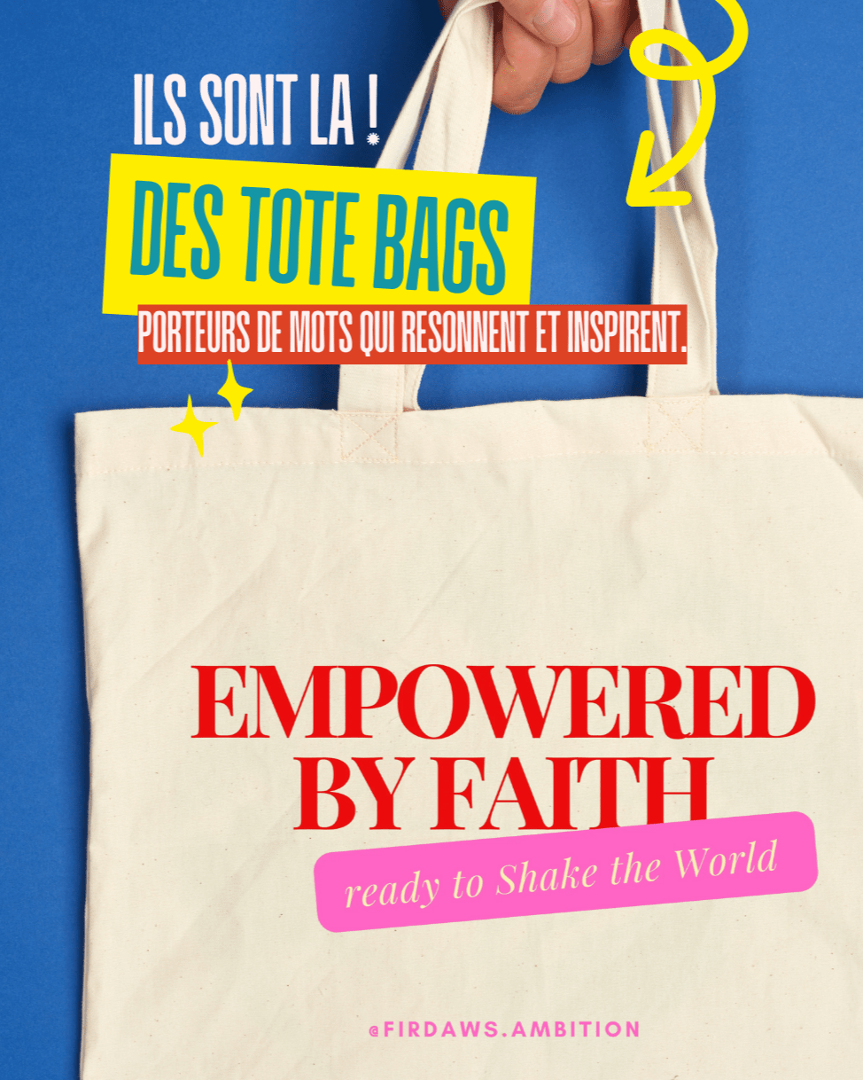 Pack Rentrée | Un Souffle de Shukr + Tote Bag | Carnet de gratitude & inspiration | Idée cadeau motivation - Firdaws Ambition