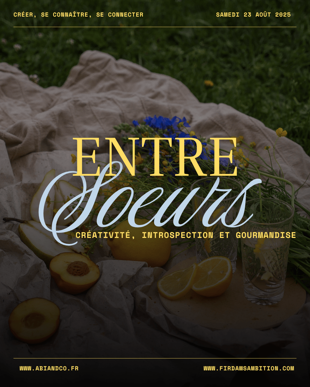 Pique - nique entre sœurs (samedi 23 août à Paris) - Firdaws Ambition