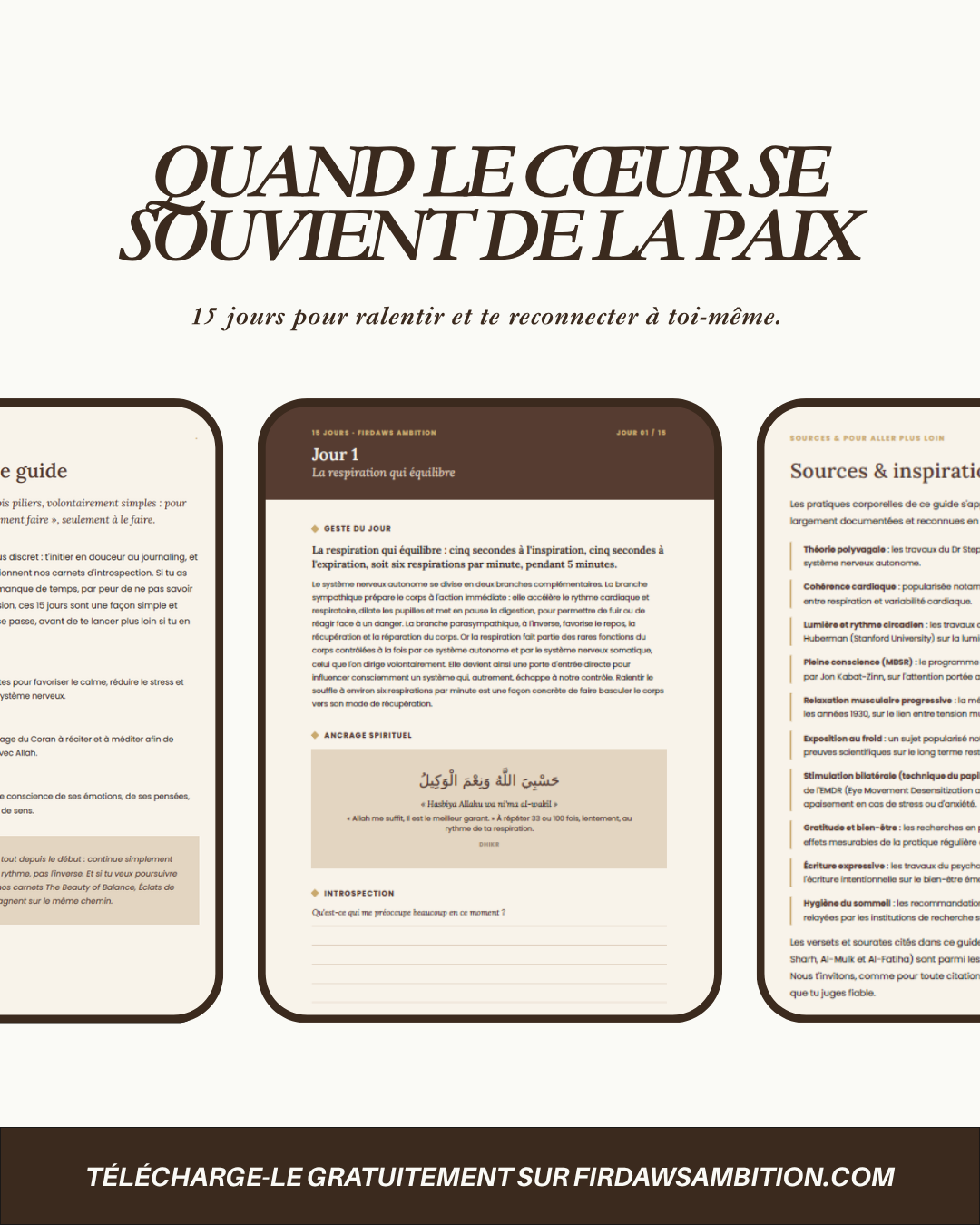 Quand le Cœur Se Souvient de la Paix I Ebook Gratuit 15 Jours