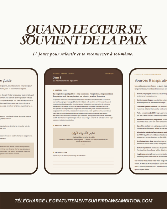 Quand le Cœur Se Souvient de la Paix I Ebook Gratuit 15 Jours