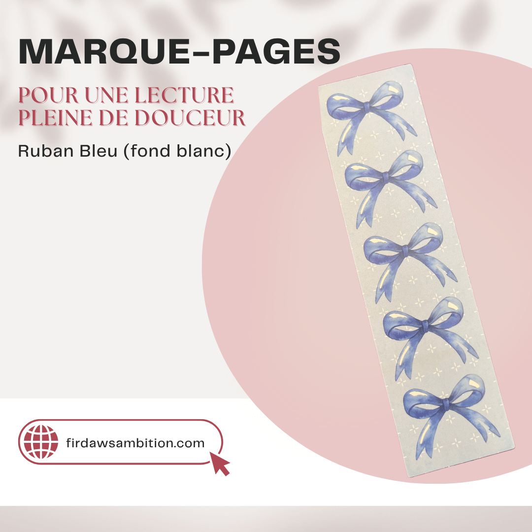 Marque - pages pour sublimer tes lectures - Firdaws Ambition
