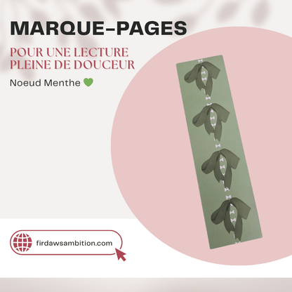 Marque - pages pour sublimer tes lectures - Firdaws Ambition