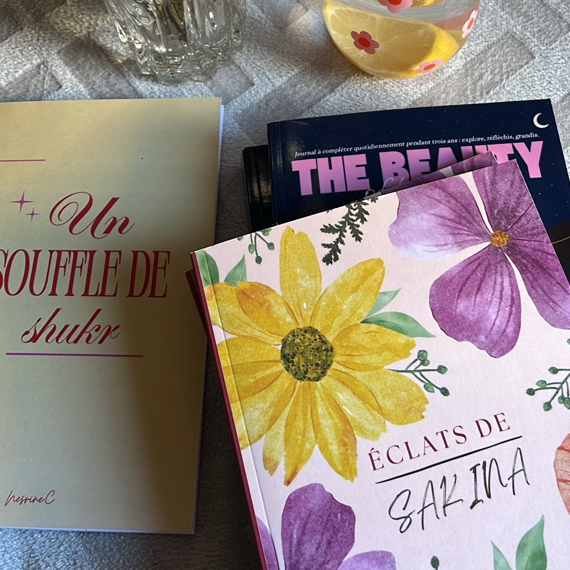 Coffret Signature | 3 Carnets Incontournables pour Nourrir ton Âme - Firdaws Ambition