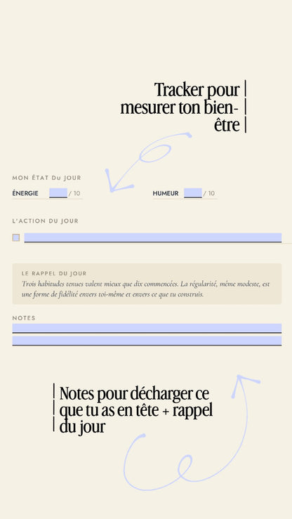 Le Reset d'Hiver, programme de journaling guidé 30 jours - Firdaws Ambition