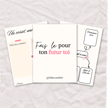 Coffret Signature | 3 Carnets Incontournables pour Nourrir ton Âme - Firdaws Ambition