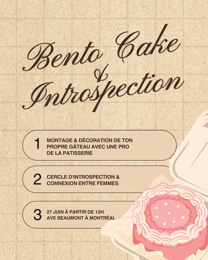 Bento Cake & Introspection 🎂✨🥤