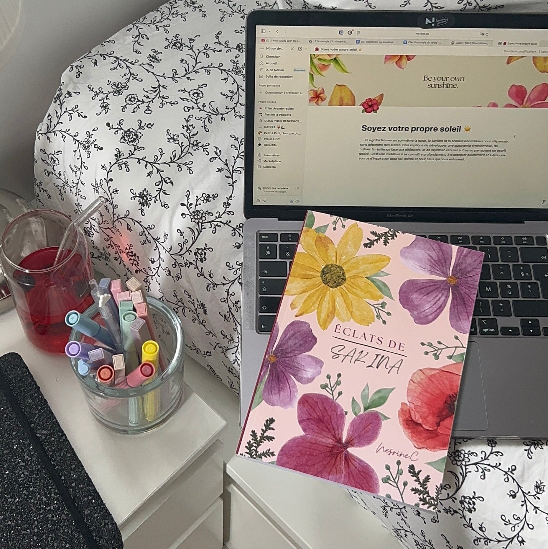 Éclats de Sakîna - Journal d’introspection girly - Firdaws Ambition