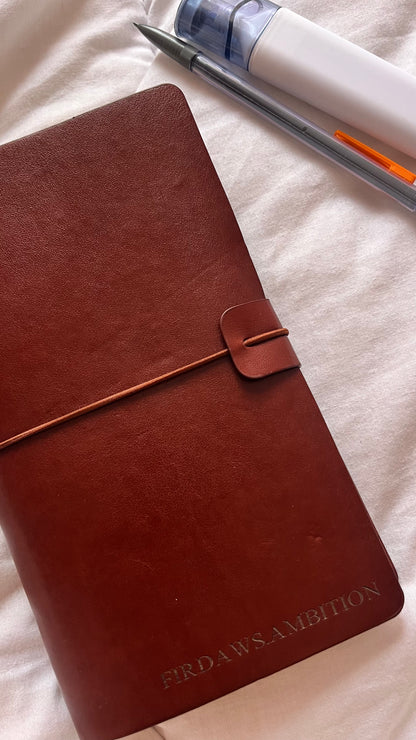 Journal personnalisable Vintage I Firdaws Ambition