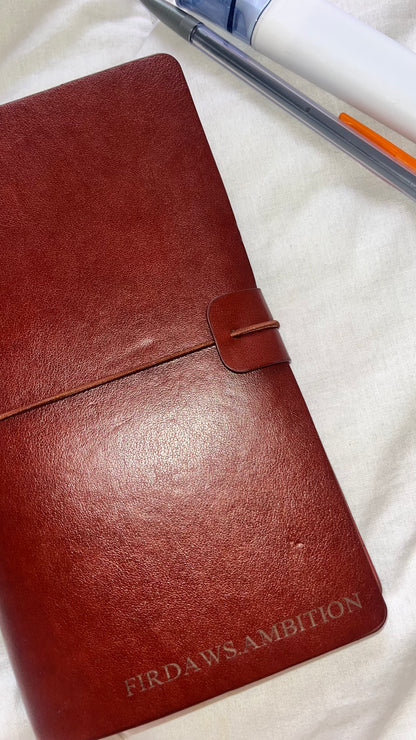 Journal personnalisable Vintage I Firdaws Ambition