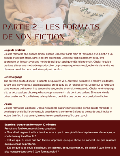 Ton livre mérite d'exister : Le guide pratique pour transformer ton idée en livre