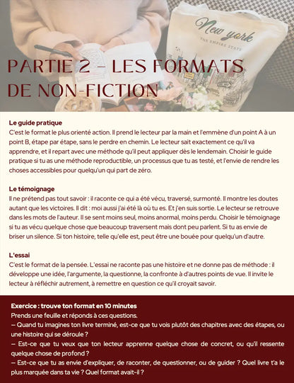 Ton livre mérite d'exister, guide pour écrire et publier ton livre - Firdaws Ambition