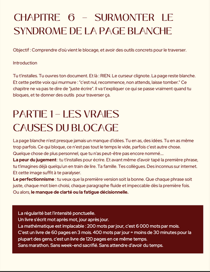 Ton livre mérite d'exister : Le guide pratique pour transformer ton idée en livre