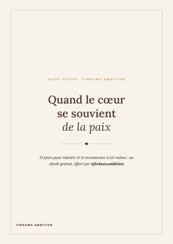 Quand le Cœur Se Souvient de la Paix I Ebook Gratuit 15 Jours