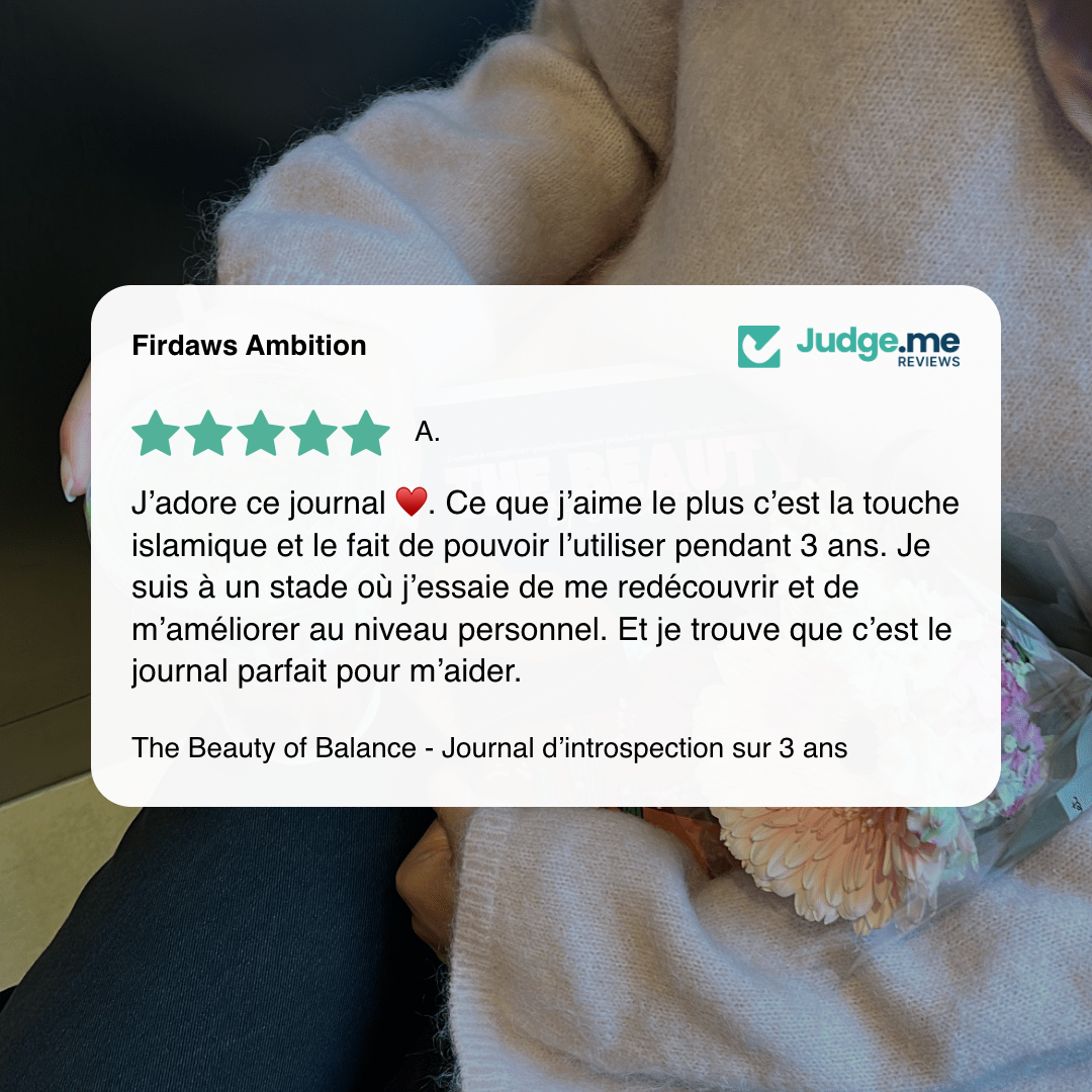 The Beauty of Balance - Journal d’introspection sur 3 ans