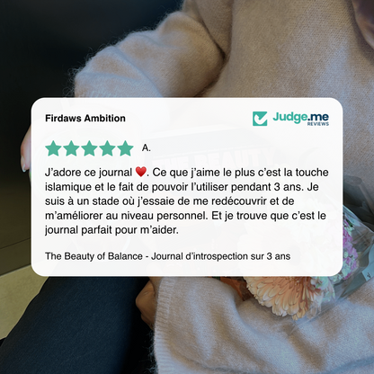 The Beauty of Balance - Journal d'introspection sur 3 ans