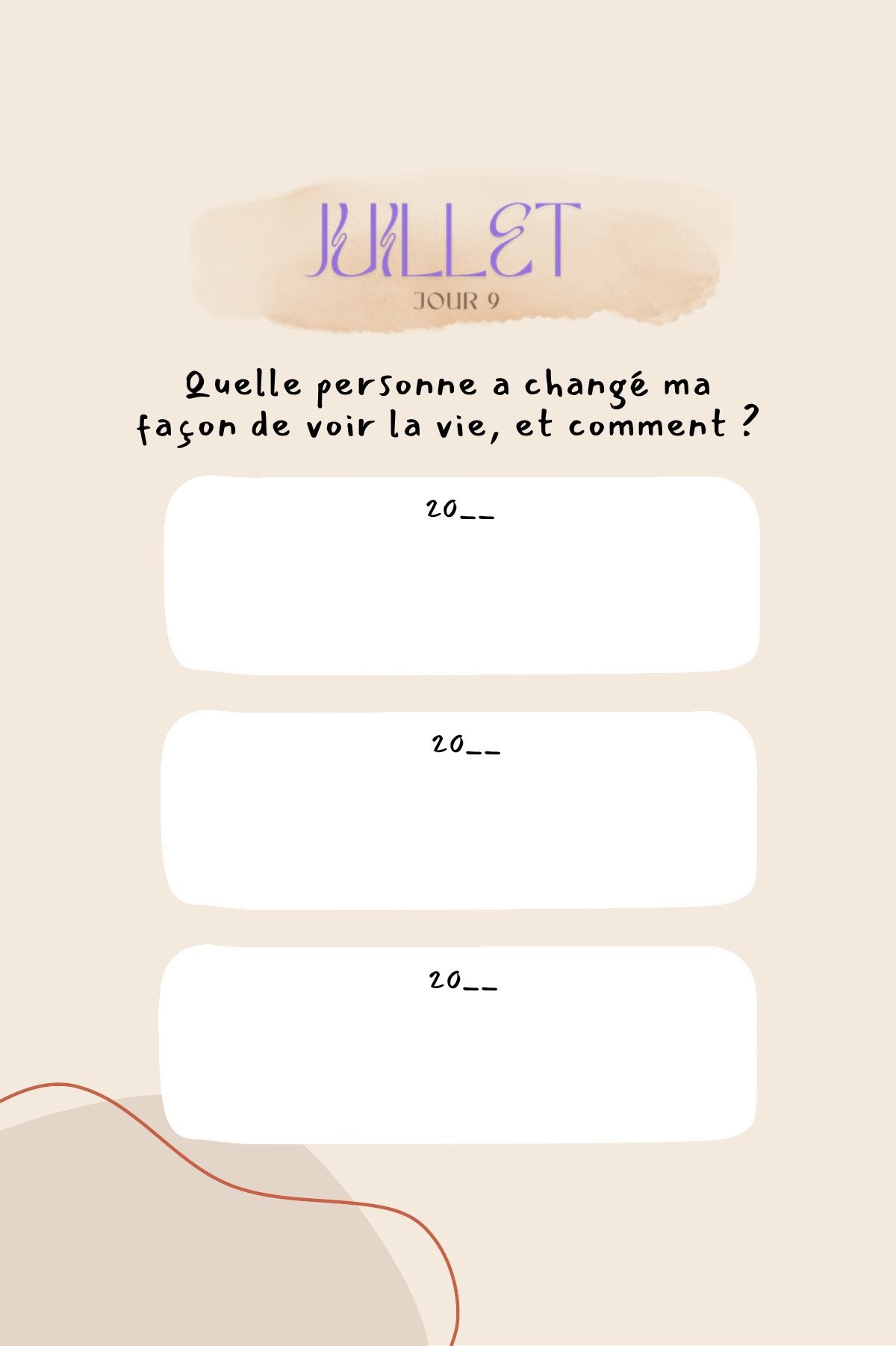 The Beauty of Balance - Journal d'introspection sur 3 ans